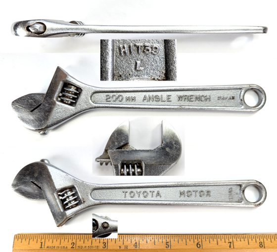 [Toyota Motor 200mm Adjustable Wrench]