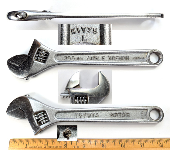 [Toyota Motor 200mm Adjustable Wrench]