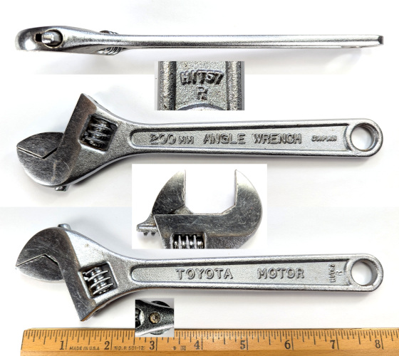 [Toyota Motor 200mm Adjustable Wrench]