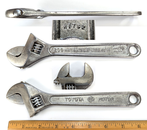 [Toyota Motor HIT 200mm Adjustable Wrench]