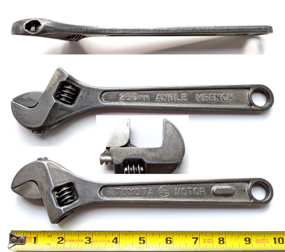 [Toyota Motor 250mm Adjustable Wrench]