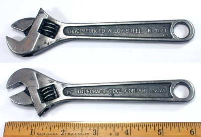 [Truecraft Tool 6 Inch Adjustable Wrench]