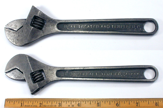 [Truecraft Tool 8 Inch Adjustable Wrench]