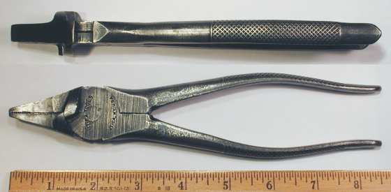 [Utica No. 2001-8 8 Inch Side Cutting Pattern Button's Pliers]