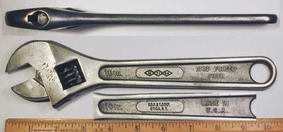 [Utica Early No. 90 10 Inch Adjustable Wrench]