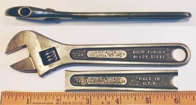 [Utica Early No. 91 6 Inch Adjustable Wrench]