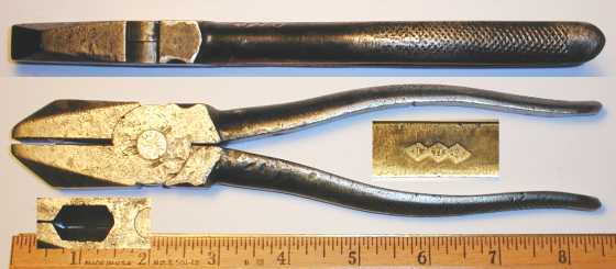 [Utica Early No. 1950-8 8 Inch Lineman's Pliers]