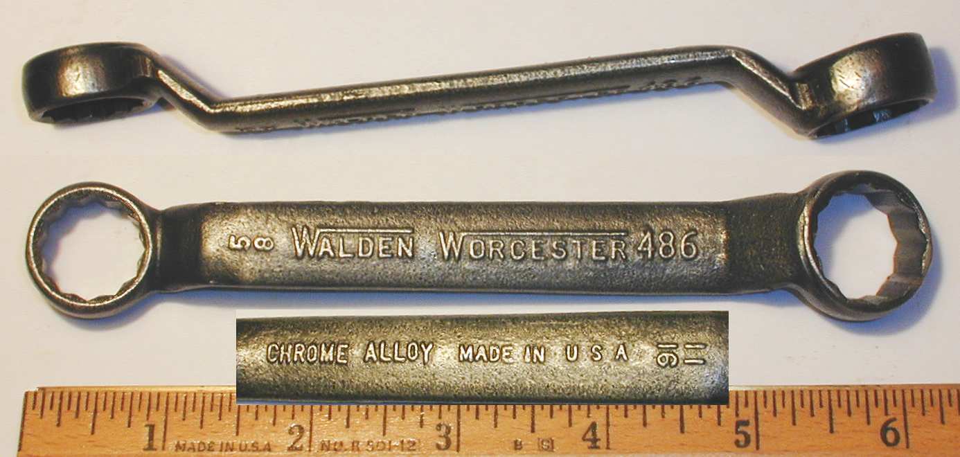 Details about   2 pc Vintage Walden Worcester Wrench Lot 