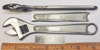 [Western Giant 6 Inch Adjustable Wrench]