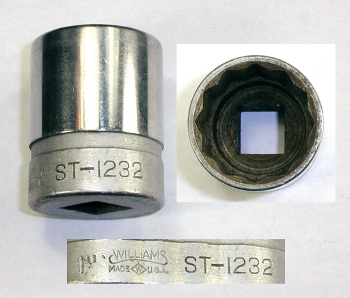 9/32-Inch 6 Point Williams M-609  1/4 Drive Shallow Socket 