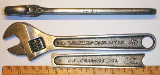 [Williams 8 Inch Adjustable Wrench]