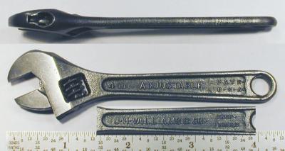 [Williams 4 Inch Adjustable Wrench]