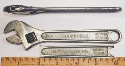 [Williams 6 Inch Adjustable Wrench]