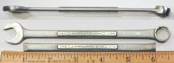 [Williams 1161 7/16 Combination Wrench]
