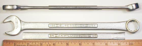 [Williams 1166 3/4 Combination Wrench]