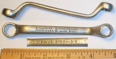 13/16 X 7/8-Inch Williams 7731B Box Wrench 12 Point
