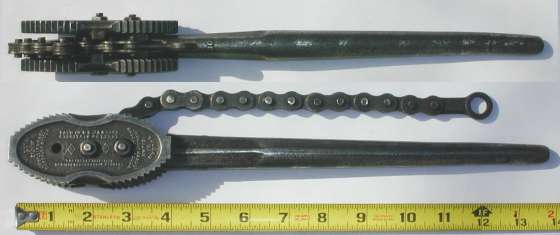 [Williams No. 30 Vulcan Chain Pipe Wrench]