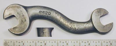 [Williams 662D 7/16x1/2 S-Shaped Wrench]