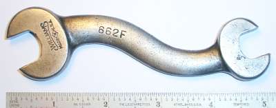 [Williams 662F 1/2x9/16 S-Shaped Wrench]