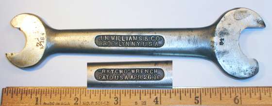 [Williams Ratcho 1729 5/8x3/4 Ratcheting Open-End Wrench]