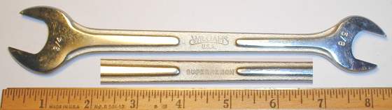 [Williams 1729 5/8x3/4 Ribbed-Style Open-End Wrench]
