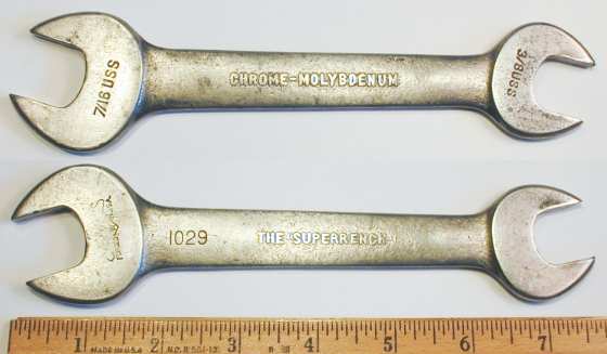 Vintage WILLIAMS Superwrench 3/8" Open End Wrench #1124 Made in the USA, 