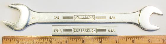 [Williams 1731A 3/4x7/8 Open-End Wrench]