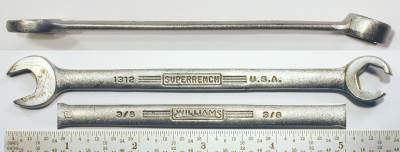 [Williams 1312 3/8 Combination Open Flare-Nut Wrench]