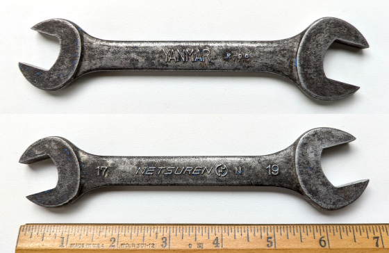 [Yanmar 17x19mm Open-End Wrench]